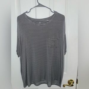 Southern Shirt Grey stripped T-shirt